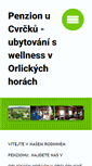 Mobile Screenshot of orlickezahori.cz